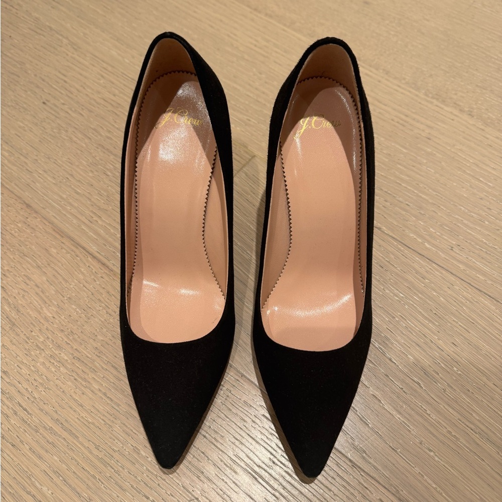 NEW J. Crew Black Pointed Heels, Size 8.5